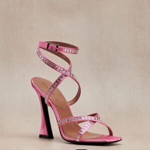 D’ACCORI Heels in powder pink(New)